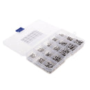 480PCS M2/M3/M4 304 Stainless Steel Hex Socket Head Cap Bolts Screws Nuts Assortment Kit with Storage Box