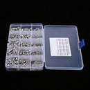 480PCS M2/M3/M4 304 Stainless Steel Hex Socket Head Cap Bolts Screws Nuts Assortment Kit with Storage Box