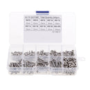 340Pcs M3 Stainless Steel Hex Socket Cap Button Head Screws Bolt Nut Kit