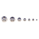 M3 M4 M5 M6 M8 M10 M12 DIN985 Stainless Steel Nylon Insert Hex Lock Nut Kit