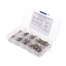 800pcs M2 4-20mm Carbon Steel Cross Flat Head Self Tapping Screws