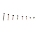 800pcs M2 4-20mm Carbon Steel Cross Flat Head Self Tapping Screws