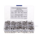 720pcs M3 4/6/8/10/12 Alloy Steel Flat Head Hex Socket Screws with Box