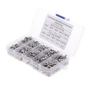 720pcs M3 4/6/8/10/12 Alloy Steel Flat Head Hex Socket Screws with Box