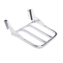 Silver Sissy Bar Backrest Luggage Rack For Harley Sportster XL 883 1200 04-17