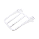 Silver Sissy Bar Backrest Luggage Rack For Harley Sportster XL 883 1200 04-17