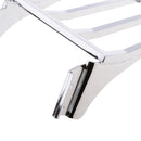 Silver Sissy Bar Backrest Luggage Rack For Harley Sportster XL 883 1200 04-17