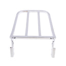 Silver Sissy Bar Backrest Luggage Rack For Harley Sportster XL 883 1200 04-17