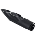 Motorcycle Aluminum Exhaust Pipe Muffler Silencer Black For Yamaha R6 2006-2015
