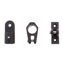 12 Pieces Boat Nylon Fittings Hardware Set 7/8 inch Black Fits 3 Bow Bimini Top