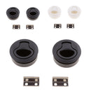 2pcs Practical Marine Boat 2'' Lock Flush Mount Pull Latch Hatch Lift w/ Key