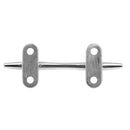 4'' 102mm 4 hole Marine Stainless Flat Top Rope Cleat Hook Rigging Hardware