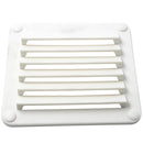 White ABS Louvered Plastic Vent 5-1/2" X 4-7/8" for Boat