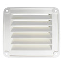 White ABS Louvered Plastic Vent 5-1/2" X 4-7/8" for Boat
