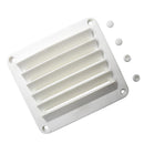 White ABS Louvered Plastic Vent 5-1/2" X 4-7/8" for Boat