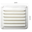 White ABS Louvered Plastic Vent 5-1/2" X 4-7/8" for Boat