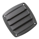 4 Inch Louvered Vents Style Boat Marine Hull Air Vent Grill Cover - Black