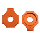 Rear Axle Spindle Adjuster Blocks for KTM DUKE 125200 390 990 Orange