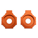 Rear Axle Spindle Adjuster Blocks for KTM DUKE 125200 390 990 Orange