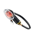 Universal Retro Motorbike Scooter Tail Light Turn Signal Blinker Amber Indicator Light