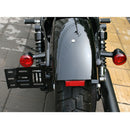 Collapsible Side Mount Rear License Plate Light Bracket For Harley Sportster