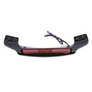 Black LED Light Spoiler Kit Fits For Harley King Razor Chopped Tour Paks Touring 1993-2013