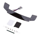 Black LED Light Spoiler Kit Fits For Harley King Razor Chopped Tour Paks Touring 1993-2013