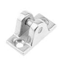 316 Stainless Steel Boat Bimini Top Deck Hinge Fitting Quick Release Pin Marine - Silver