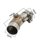 Stainless Steel Exhaust Mid Pipe For Kawasaki ER6N 2010 2011 2011 2012 2013 2014