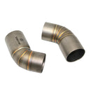 51mm Exhaust System Mid Pipe Stainless Elbow Tube For Ducati Monster 696