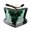 Green Tail Light Brake Light Rear Turn Signal Light For Kawasaki Z900 2017