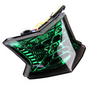 Green Tail Light Brake Light Rear Turn Signal Light For Kawasaki Z900 2017