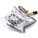 Silver Tail Light Brake Light Rear Turn Signal Light For Kawasaki Z900 2017