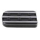 Motorcycle CNC Large Brake Pedal Pad Cover Fits For Harley Softail FXSTC Fat Boy Black