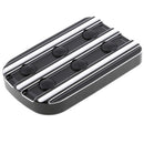 Motorcycle CNC Large Brake Pedal Pad Cover Fits For Harley Softail FXSTC Fat Boy Black