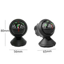 Auto Car Vehicle Navigation Ball Compass Travel Driving Adjustable Black