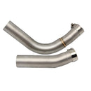 Middle Mid Pipe Slip on Motorcycle Exhaust Muffler Pipe for Yamaha R1 09 - 14