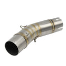 220mm / 8.66 inch Motorcycle Exhaust Middle Pipe for SUZUKI GSX250R GSXR250