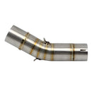 220mm / 8.66 inch Motorcycle Exhaust Middle Pipe for SUZUKI GSX250R GSXR250