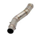 420mm / 16.5" Motorcycle Exhaust Middle Pipe for YAMAHA R1 2009 - 2014