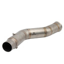 420mm / 16.5" Motorcycle Exhaust Middle Pipe for YAMAHA R1 2009 - 2014