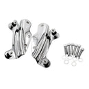 Chrome 4-Point Docking Hardware Kit for Harley Touring FLHR 2009-2017