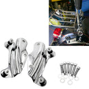 Chrome 4-Point Docking Hardware Kit for Harley Touring FLHR 2009-2017
