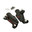 Black 4-Point Docking Hardware Kit for Harley Touring FLHR 2009-2017