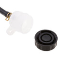 Motorcycle Back Rear Hydraulic Brake System Master Cylinder with Fluid Reservoir for Pro Pit Quad Dirt Bike Gold