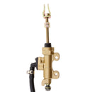 Motorcycle Back Rear Hydraulic Brake System Master Cylinder with Fluid Reservoir for Pro Pit Quad Dirt Bike Gold