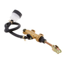 Motorcycle Rear Hydraulic Brake Master Cylinder with Reservoir Gold