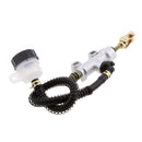 Back Rear Hydraulic Brake Master Cylinder For PIT Quad Dirt Bike ATV Silver