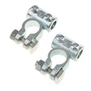 2 Pieces Positive Negative Car Truck Motorcycle Battery Terminals Clamp Connectors