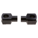 CNC Motorcycle 25mm 1" Handlebar Risers Universal for Cruise Chopper Black